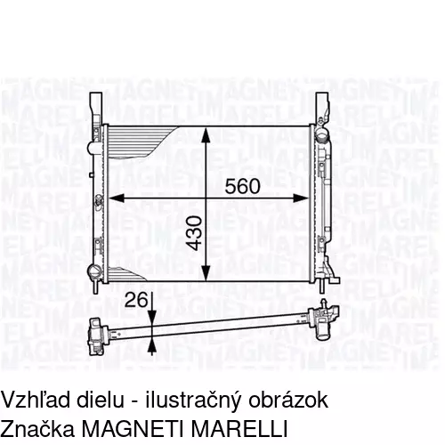 Chladiče vody POLCAR 606208-1