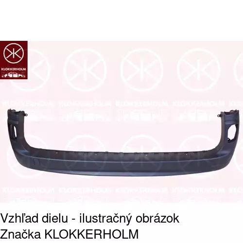 Zadný nárazník POLCAR 606296-6