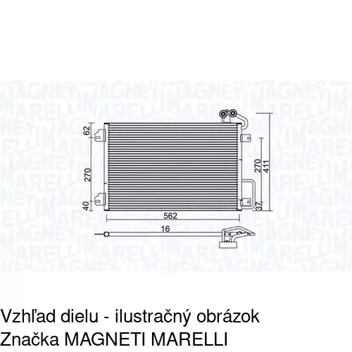 Chladiče klimatizácie POLCAR 6070K81X