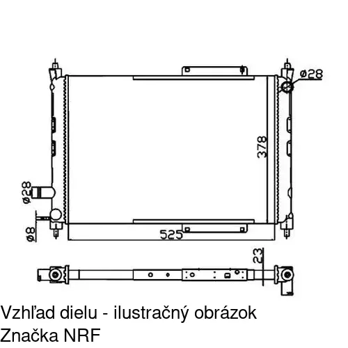 Chladiče vody POLCAR 634008-1 - obr. 1