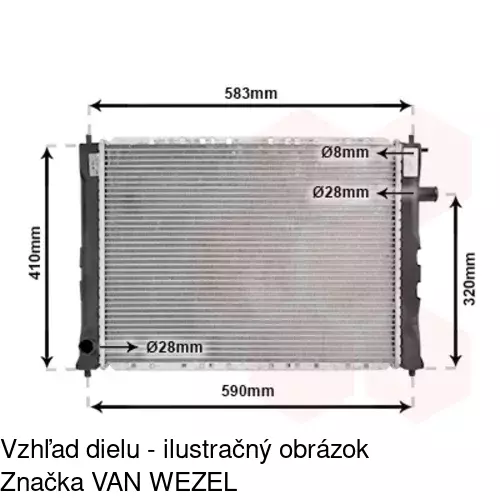 Chladiče vody POLCAR 634008-1 - obr. 3