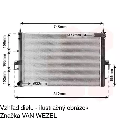 Chladiče vody POLCAR 637508-1 - obr. 1