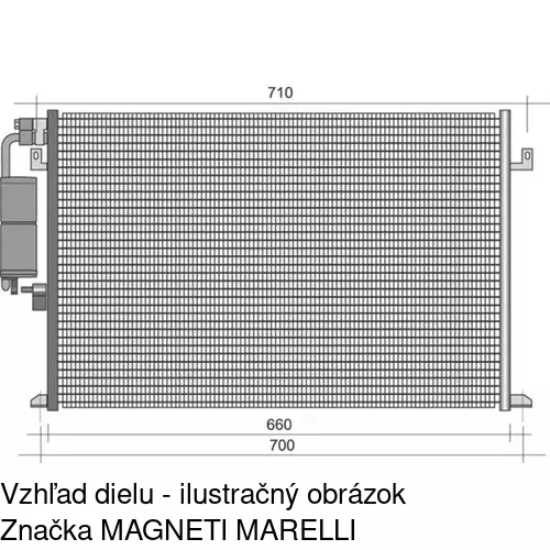 Chladiče klimatizácie POLCAR 6522K83X