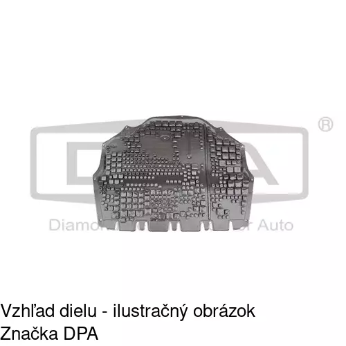 Kryt motora POLCAR 6730345Q