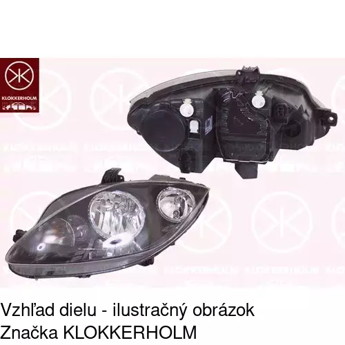 Hlavný reflektor POLCAR 6755093E - obr. 2