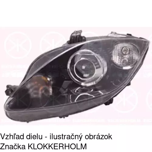 Hlavný reflektor 6755104V /POLCAR/