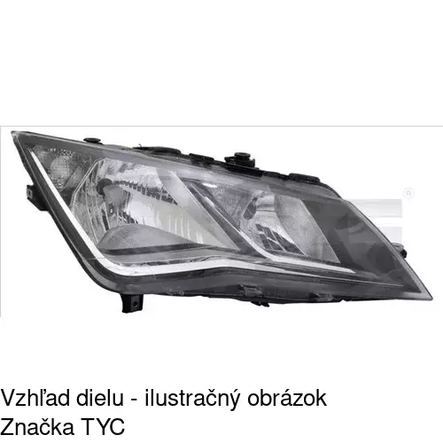 Hlavný reflektor POLCAR 67C1091V