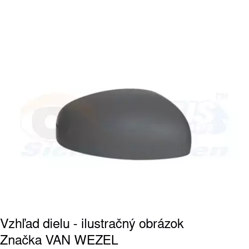 Rám vonkajšieho zrkadla POLCAR 691555TM - obr. 5