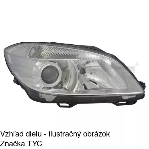 Hlavný reflektor POLCAR 6916104E