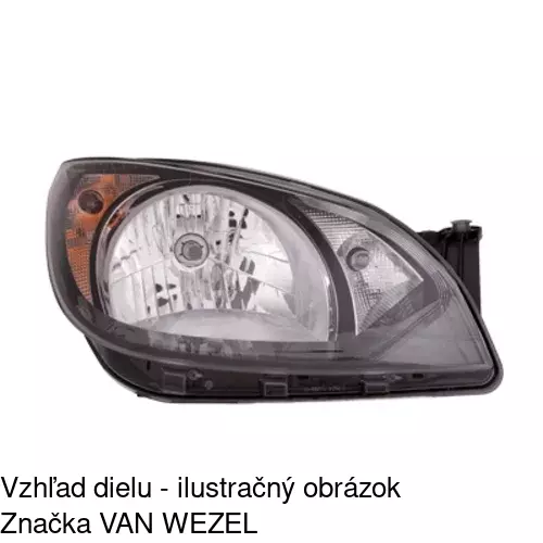 Hlavný reflektor POLCAR 69A110-H - obr. 1