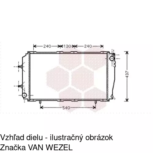 Chladiče vody POLCAR 720508-4