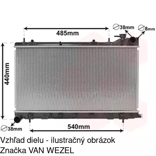 Chladiče vody 724108-3 /POLCAR/ - obr. 4