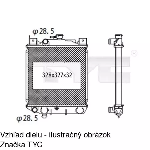 Chladiče vody POLCAR 740208-2