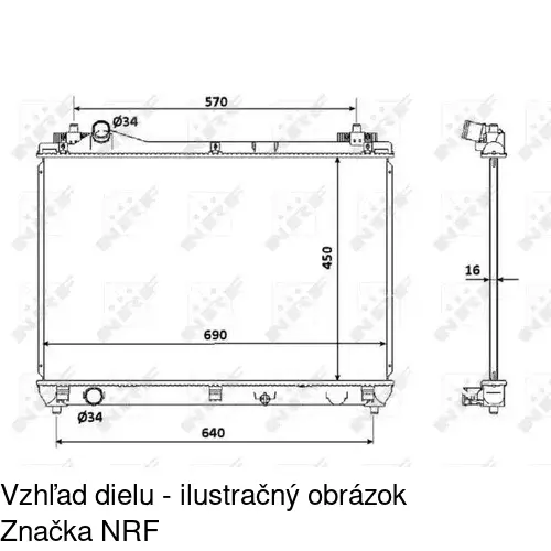 Chladiče vody POLCAR 742608-1