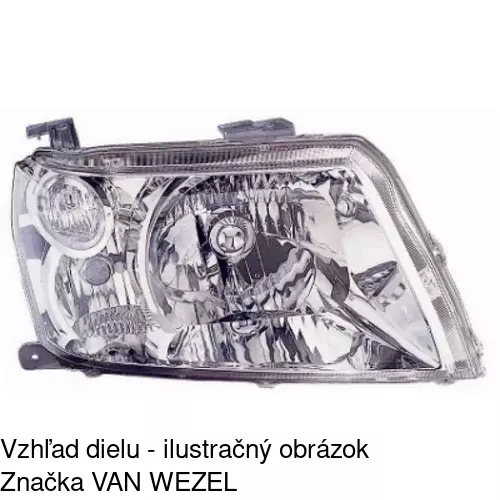 Hlavný reflektor POLCAR 742610-E - obr. 1