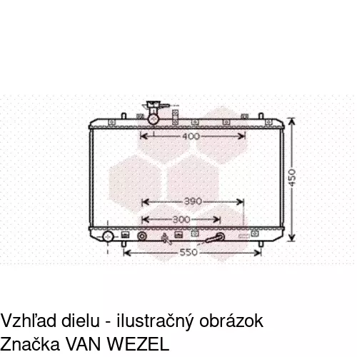 Chladiče vody POLCAR 743508-2 - obr. 1