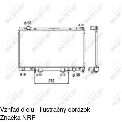 Chladiče vody POLCAR 804108-1