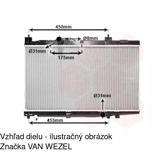 Chladiče vody POLCAR 810408-1 - obr. 3