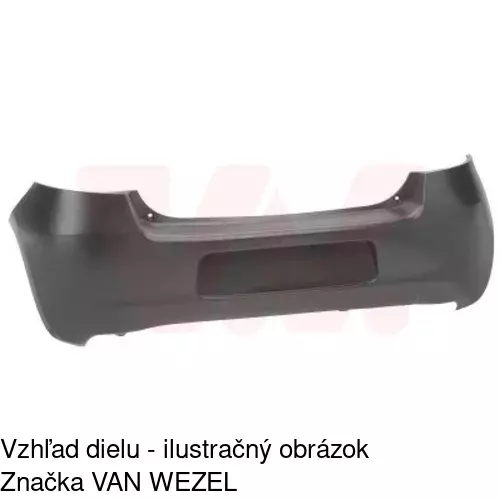 Zadný nárazník POLCAR 810596