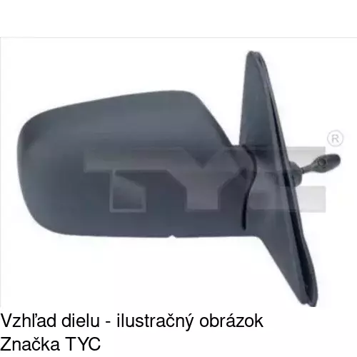 Vonkajšie zrkadlo POLCAR 8112521E - obr. 2