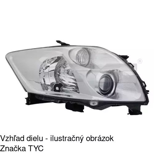 Hlavný reflektor POLCAR 8116094E - obr. 2