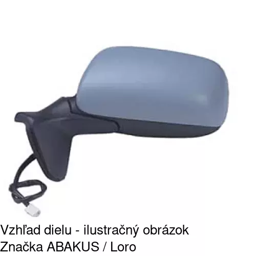 Vonkajšie zrkadlo POLCAR 8116515E - obr. 2