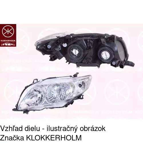 Hlavný reflektor POLCAR 811709-E