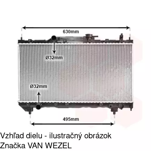 Chladiče vody 812308-1 /POLCAR/ - obr. 3