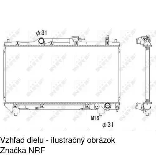 Chladiče vody 812308-3 /POLCAR/ - obr. 1