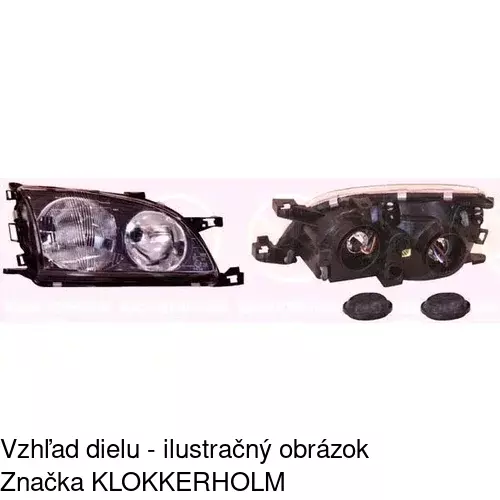 Hlavný reflektor POLCAR 812309-E - obr. 1