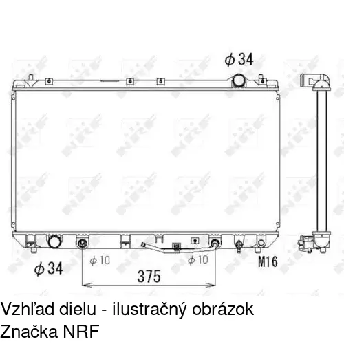 Chladiče vody POLCAR 813508-3