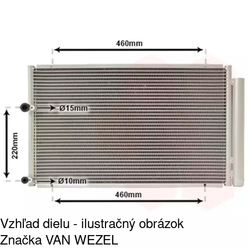 Chladiče klimatizácie POLCAR 8162K8C1 - obr. 1