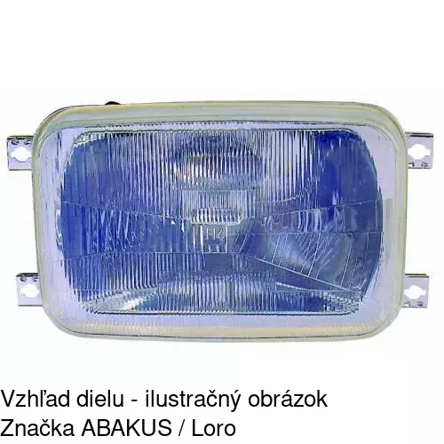 Hlavný reflektor POLCAR 900109-H - obr. 2