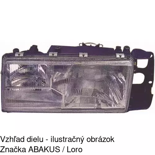 Hlavný reflektor POLCAR 903209-E