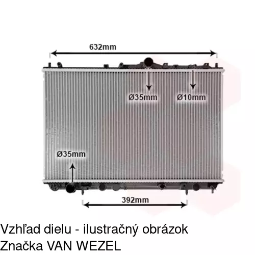 Chladiče vody 904008-5 /POLCAR/ - obr. 1