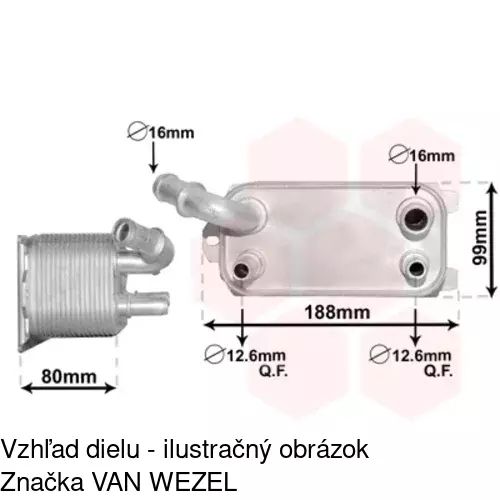 Chladiče oleja POLCAR 9071L8-1 - obr. 5