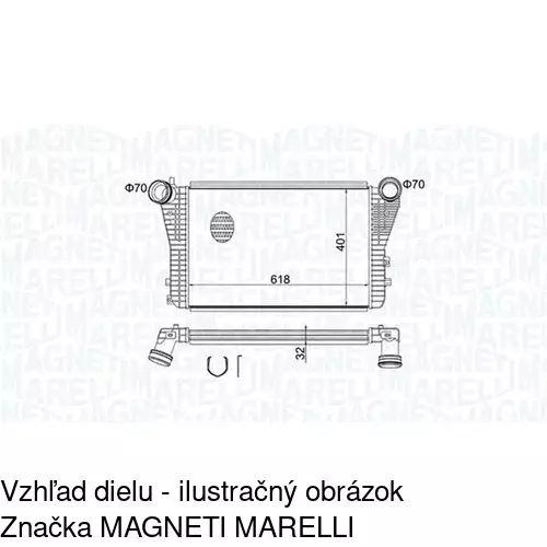 Chladiče vzduchu (Intercoolery) POLCAR 9513J8-1 - obr. 3