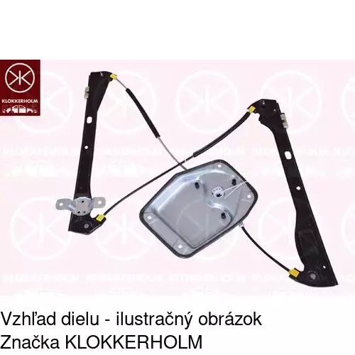 Mechanizmus sťahovania okna elektrický bez motora POLCAR 9513PSG5 - obr. 1