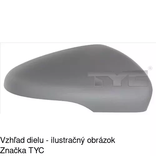 Vonkajšie zrkadlo POLCAR 9518517E - obr. 1