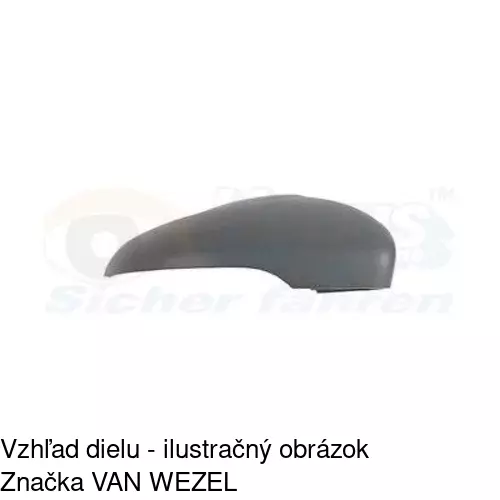 Rám vonkajšieho zrkadla 951855PE /POLCAR/ - obr. 4