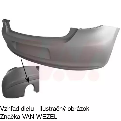 Zadný nárazník 953396-2 /POLCAR/ - obr. 1