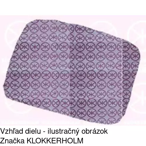 Vonkajšie zrkadlo POLCAR 9534512E