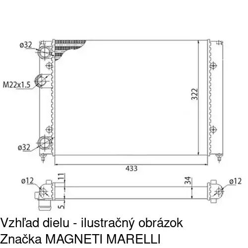 Chladiče vody POLCAR 9538081X - obr. 2