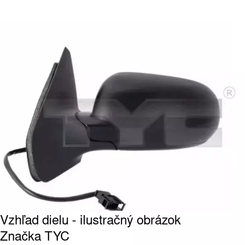 Vonkajšie zrkadlo POLCAR 954151-M