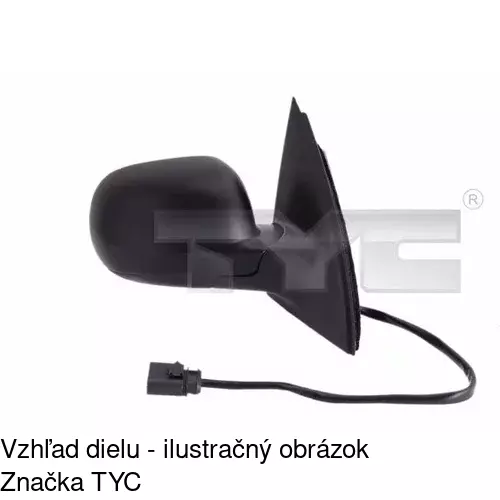 Rám vonkajšieho zrkadla POLCAR 954155TM - obr. 5