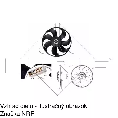 Ventilátory chladičov POLCAR 954623W1 - obr. 2