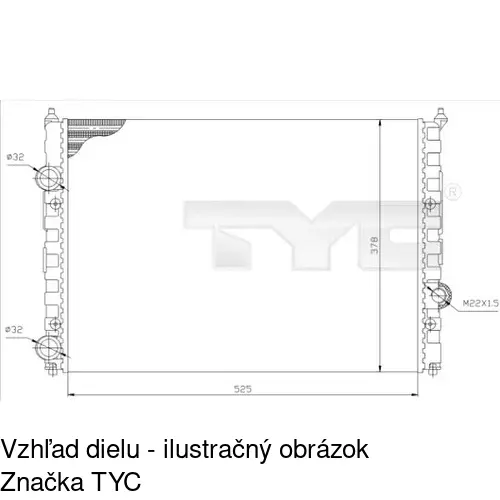 Chladiče vody POLCAR 954708A1