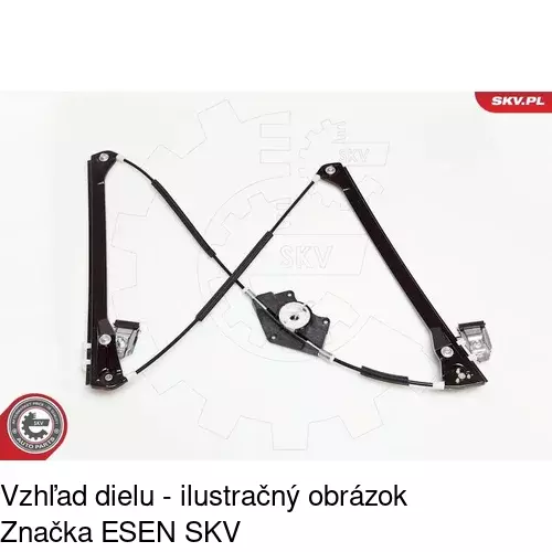 Mechanizmus sťahovania okna elektrický bez motora 9548PSG1 /POLCAR/ - obr. 4