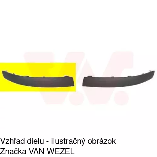 Lišta nárazníka 95490712 /POLCAR/ - obr. 1