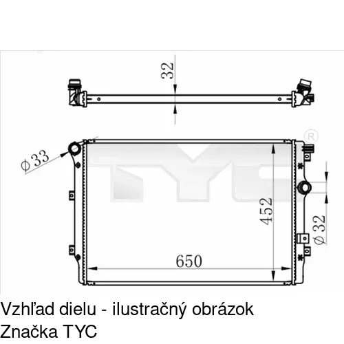 Chladiče vody POLCAR 955208-1